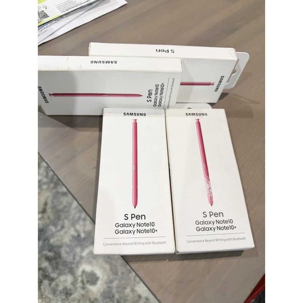 Lot of 4 Samsung S Pen Slim Bluetooth Stylus, Pink, for Galaxy Note10 & Note10+
